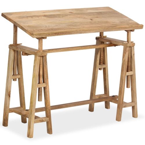 Table À Dessin Bois De Manguier Massif 116 X 50 X 76 Cm