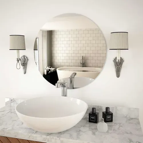 Miroir Mural 60 Cm Rond Verre