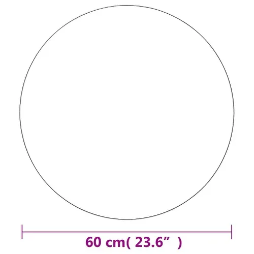 Miroir Mural 60 Cm Rond Verre