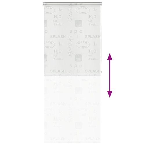 Store Roulant De Douche 100x240 Cm Éclaboussures