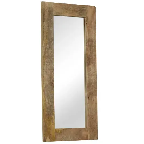 Miroir Bois Massif De Manguier 50 X 110 Cm