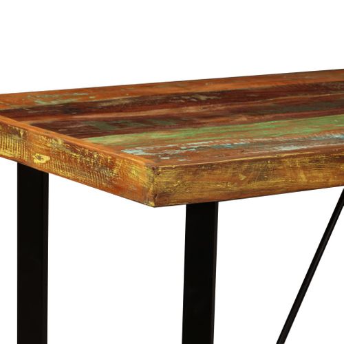 Ensemble De Bar 5 Pièces Bois De Récupération Massif