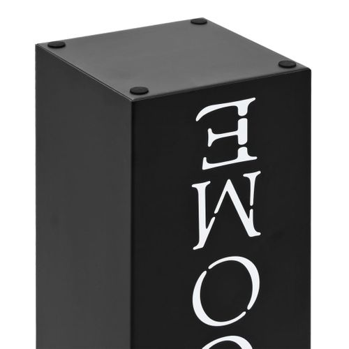 Porte-parapluie Welcome Acier Noir