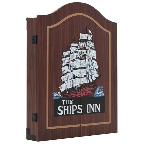 Jeu De Cibles Professionnel Sisal Avec Armoire Et 6 Fléchettes