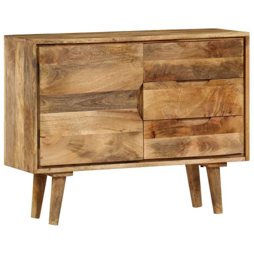 Buffet Bois Massif De Manguier 90x30x69 Cm