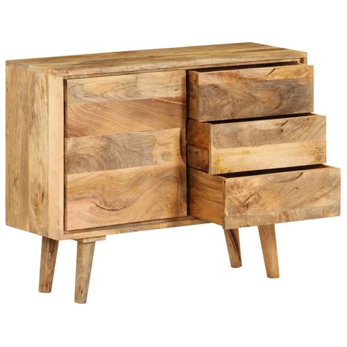 Buffet Bois Massif De Manguier 90x30x69 Cm