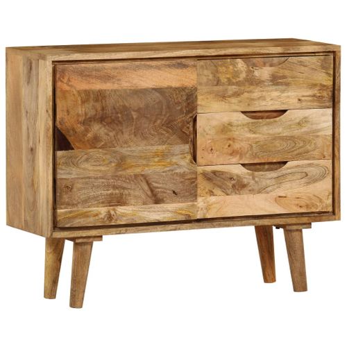 Buffet Bois Massif De Manguier 90x30x69 Cm