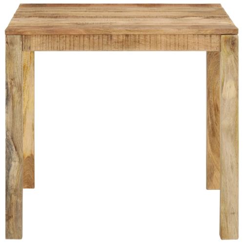 Table De Salle À Manger Bois De Manguier Massif 82x80x76 Cm