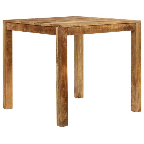 Table De Salle À Manger Bois De Manguier Massif 82x80x76 Cm