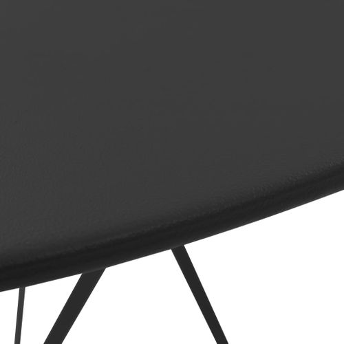 Mobilier De Bistro 3 PCs Acier Noir