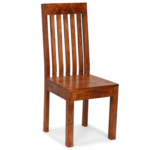 Chaises De Salle À Manger 6 Pièces En Bois D'acacia Massif, Faites À La Main, Design Moderne Durable