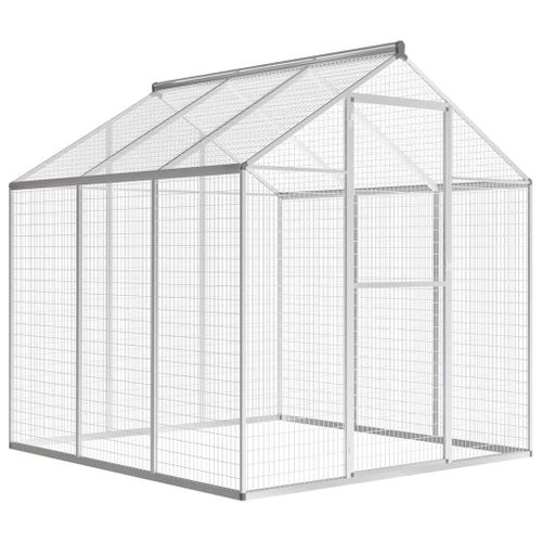 Volière D'extérieur Aluminium 183 X 178 X 194 Cm