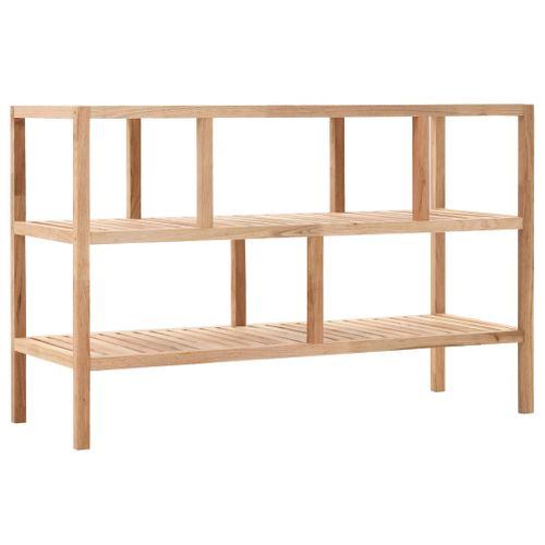 étagère De Salle De Bain Bois De Noyer Massif 100x40x65 Cm