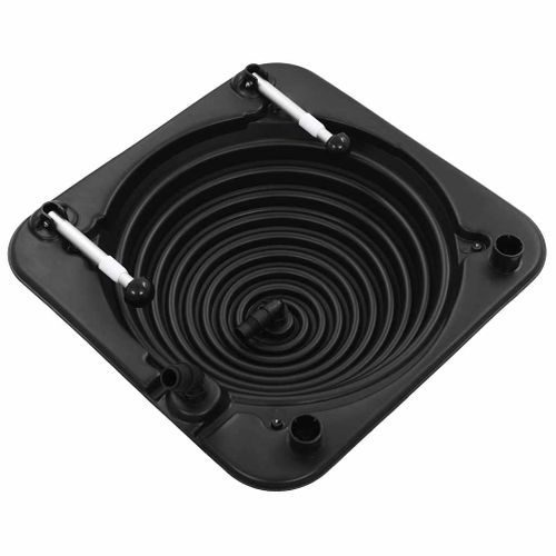 Chauffage Solaire De Piscine 75x75x36 Cm Hdpe Aluminium