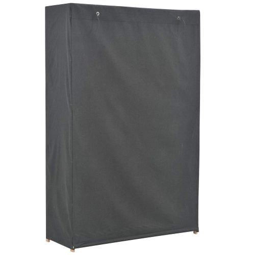 Garde-robe Gris 110 X 40 X 170 Cm Tissu