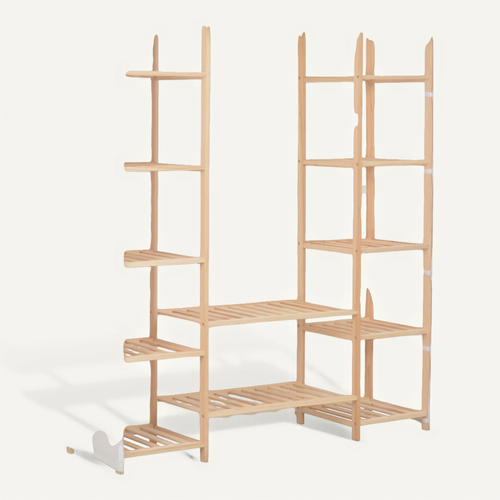 Garde-robe Blanc 135 X 40 X 170 Cm Tissu
