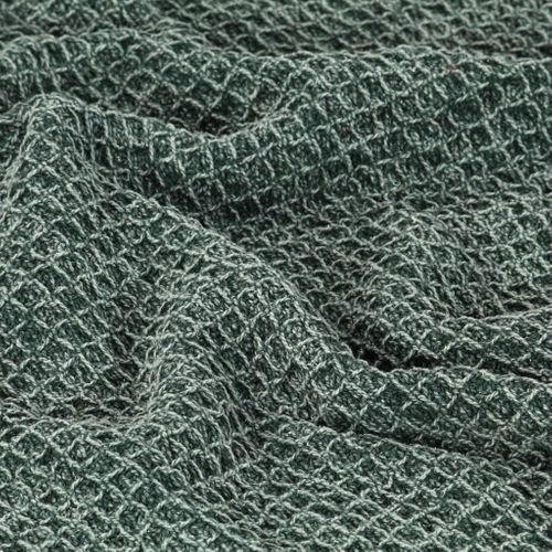 Couverture Coton 160 X 210 Cm Vert Foncé
