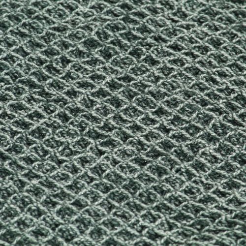 Couverture Coton 160 X 210 Cm Vert Foncé
