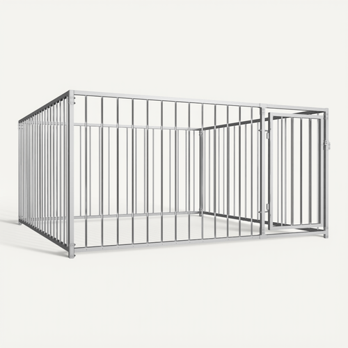 Chenil D'extérieur Pour Chiens 200 X 200 X 100 Cm