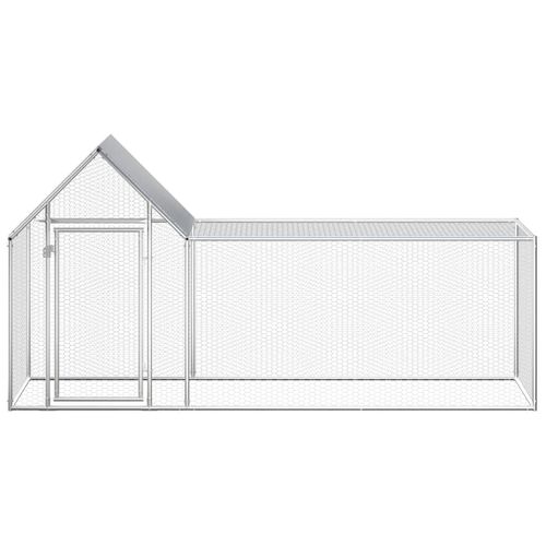 Poulailler 3 X 1 X 1,5 M Acier Galvanisé