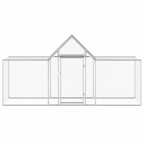 Poulailler 3 X 1 X 1,5 M Acier Galvanisé