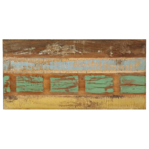 Table De Salle À Manger 120x60x76cm Bois De Récupération Massif