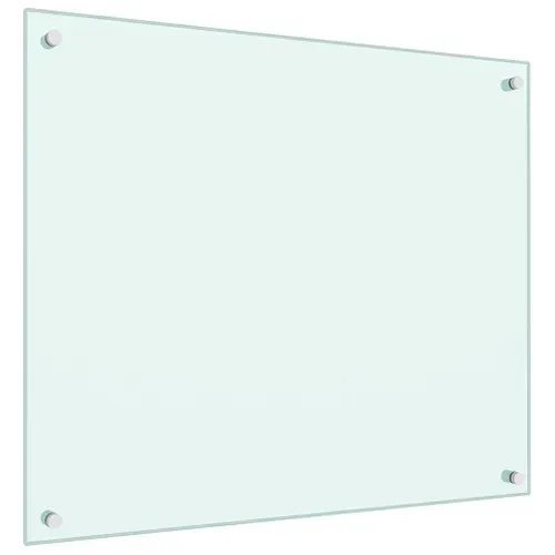 Crédence De Cuisine Couleur blanc 70x60 Cm Verre Trempé
