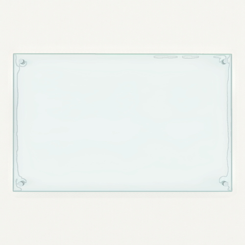 Dosseret De Cuisine Couleur Lait 80x50 Cm Verre Trempé