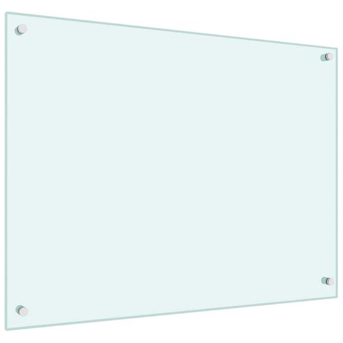 Dosseret De Cuisine Couleur Lait 80x60 Cm Verre Trempé