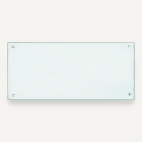 Dosseret De Cuisine Couleur Lait 90x40 Cm Verre Trempé