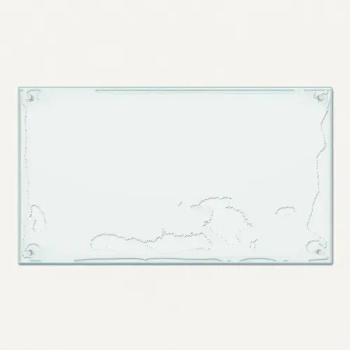 Dosseret De Cuisine Couleur Lait 100x60 Cm Verre Trempé