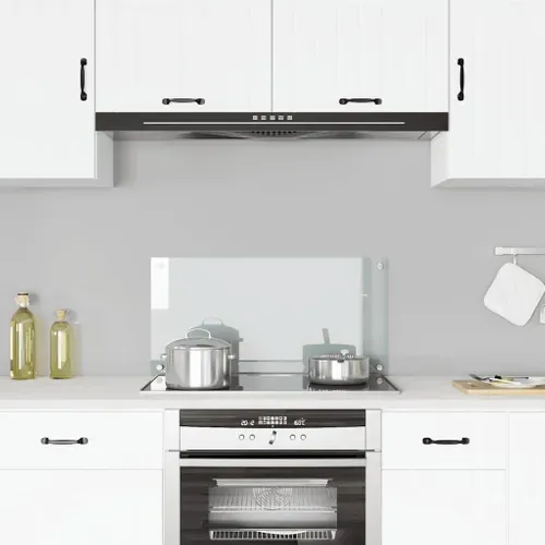 Dosseret De Cuisine Transparent 80x40 Cm Verre Trempé