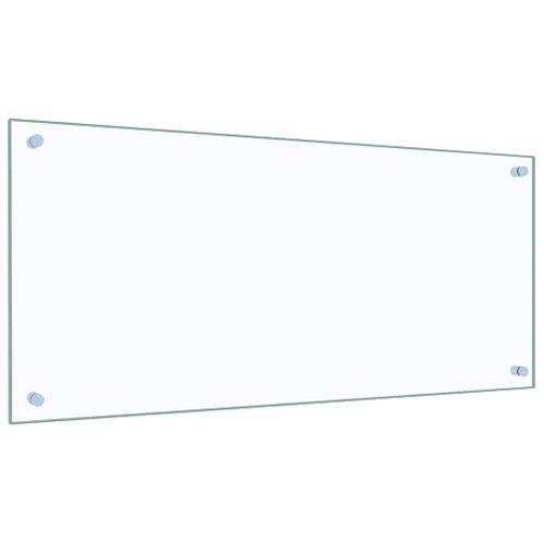 Dosseret De Cuisine Transparent 90 X 40 Cm Verre Trempé