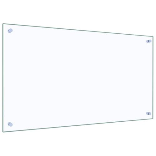 Dosseret De Cuisine Transparent 90x50 Cm Verre Trempé