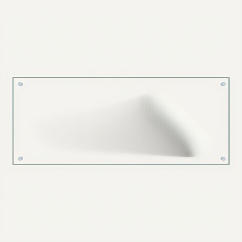 Dosseret De Cuisine Transparent 100x40 Cm Verre Trempé