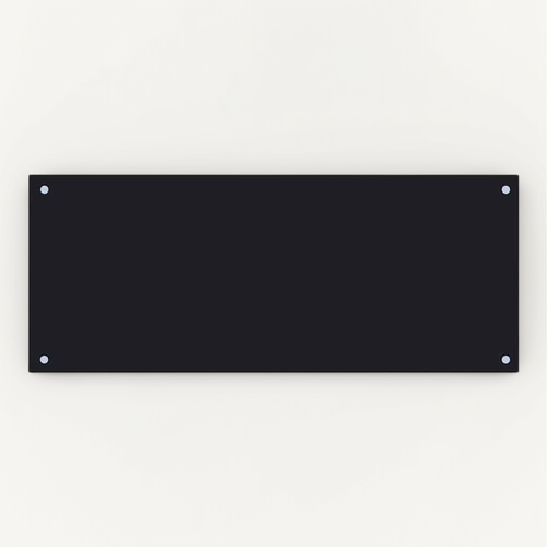 Dosseret De Cuisine Noir 100x40 Cm Verre Trempé