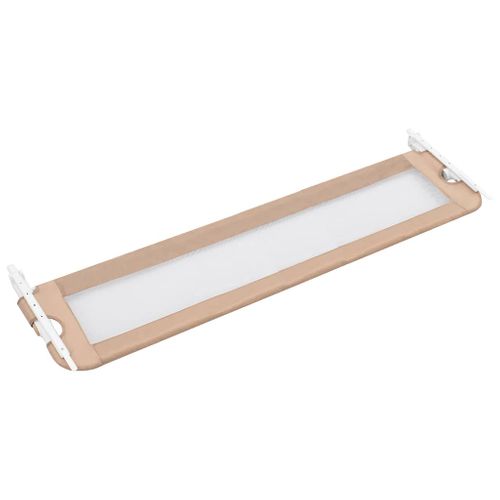 Barrière De Sécurité Pour Tout-petit Pliante Avec Maille Respirante Taupe 180x42 Cm Polyester