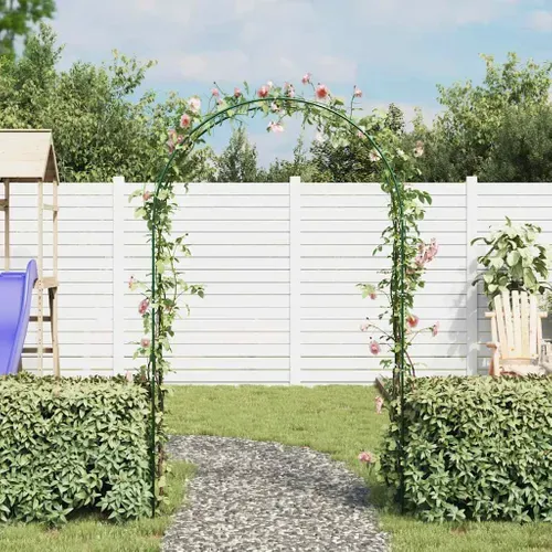 Arche De Jardin 2 Pièces En Forme De Tour Arceau Plantes Grimpantes Terrasse Patio Extérieur