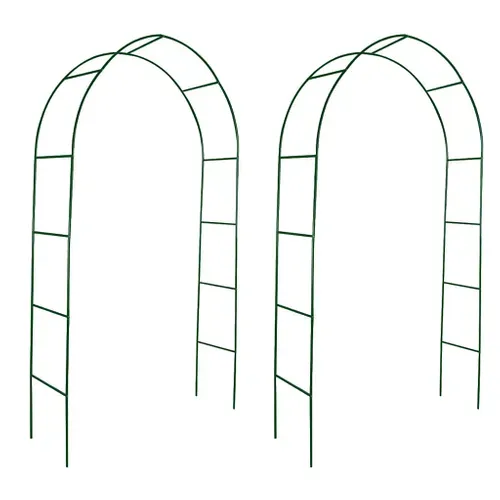 Arche De Jardin 2 Pièces En Forme De Tour Arceau Plantes Grimpantes Terrasse Patio Extérieur