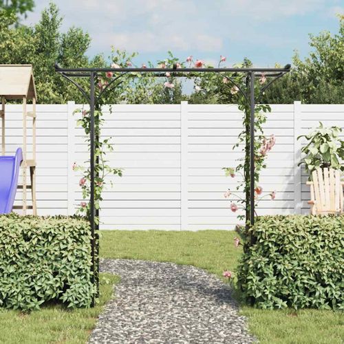 Vidaxl Arche De Jardin 200x52x204 Cm Arceau à Rosiers Plantes Grimpantes Décoration Terrasse Patio