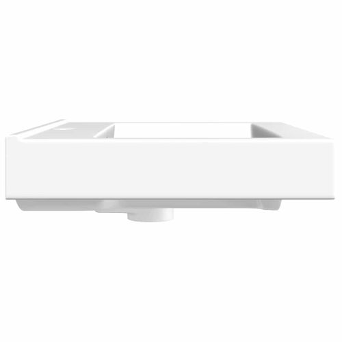 Vasque à Poser En Céramique Rectangulaire Blanche 60 X 46 Cm