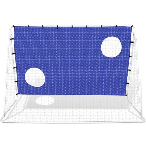 But De Football Avec Cibles 240x92x150 Cm Acier Haute Qualité