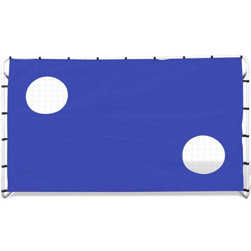 But De Football Avec Cibles 240x92x150 Cm Acier Haute Qualité