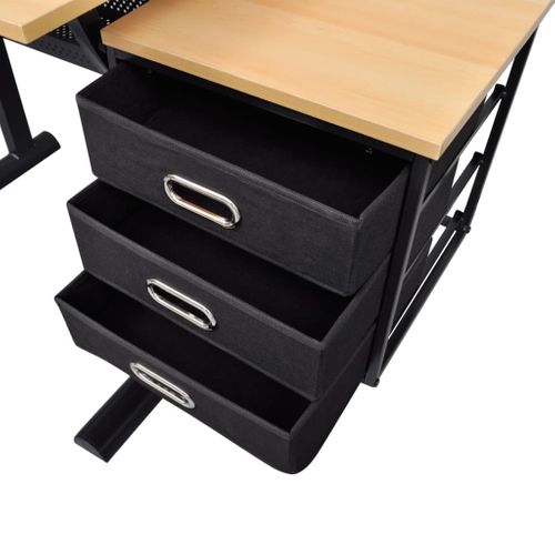 Table À Dessin Inclinable À 3 Tiroirs Avec Tabouret