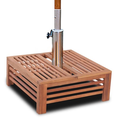 Cache Support De Parasol En Bois