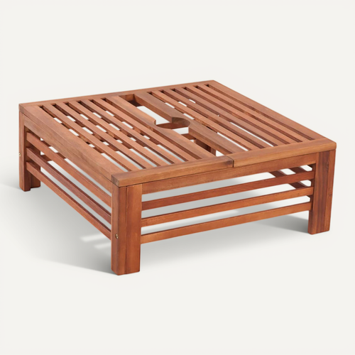 Cache Support De Parasol En Bois