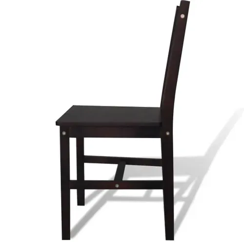 Chaises De Salle À Manger Design Ergonomique Et Finition Facile À Nettoyer 6 Pièces Pin