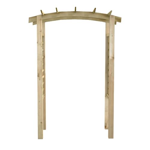 Voûte En Treillis 150x60x210 Cm Bois Arceau à Rosier Plante Grimpante Jardin Terrasse