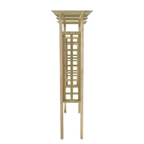 Voûte En Treillis 150x60x210 Cm Bois Arceau à Rosier Plante Grimpante Jardin Terrasse