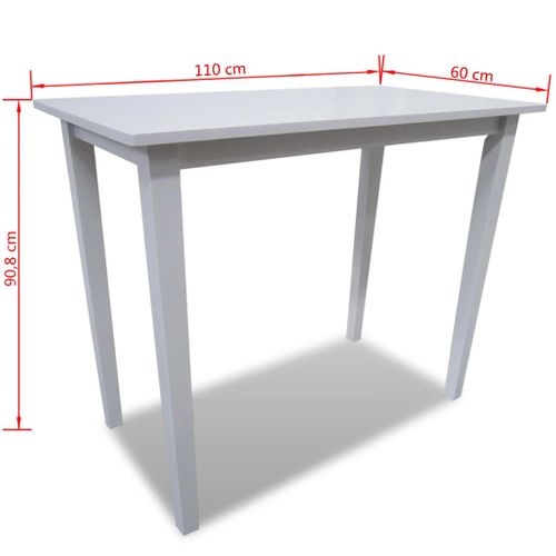 Table De Bar En Bois Blanc